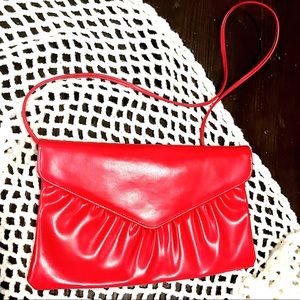80’s Deadstock Vegan Red Purse